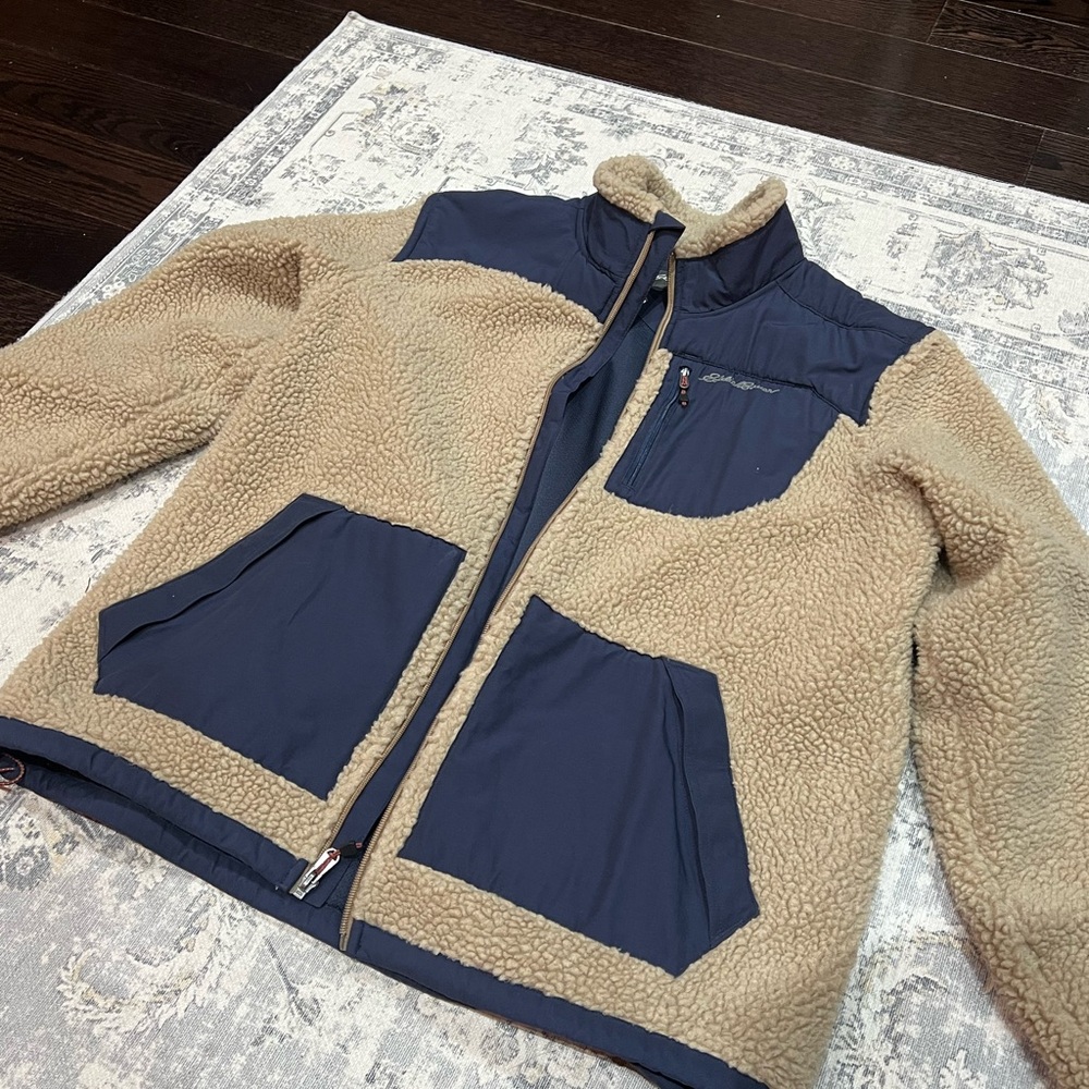 Eddie Bauer Sherpa fleece jacket